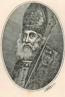 EffigieS.Eusebio Effigie autentica di S. Eusebio. Particolare dal v. Santo Eusebio di Vercelli. Comentario istorico di Sebastiano di Tillemot. Vercelli, Stab. tip. Guidetti e Perotti, 1874. (Biblioteca diocesana)